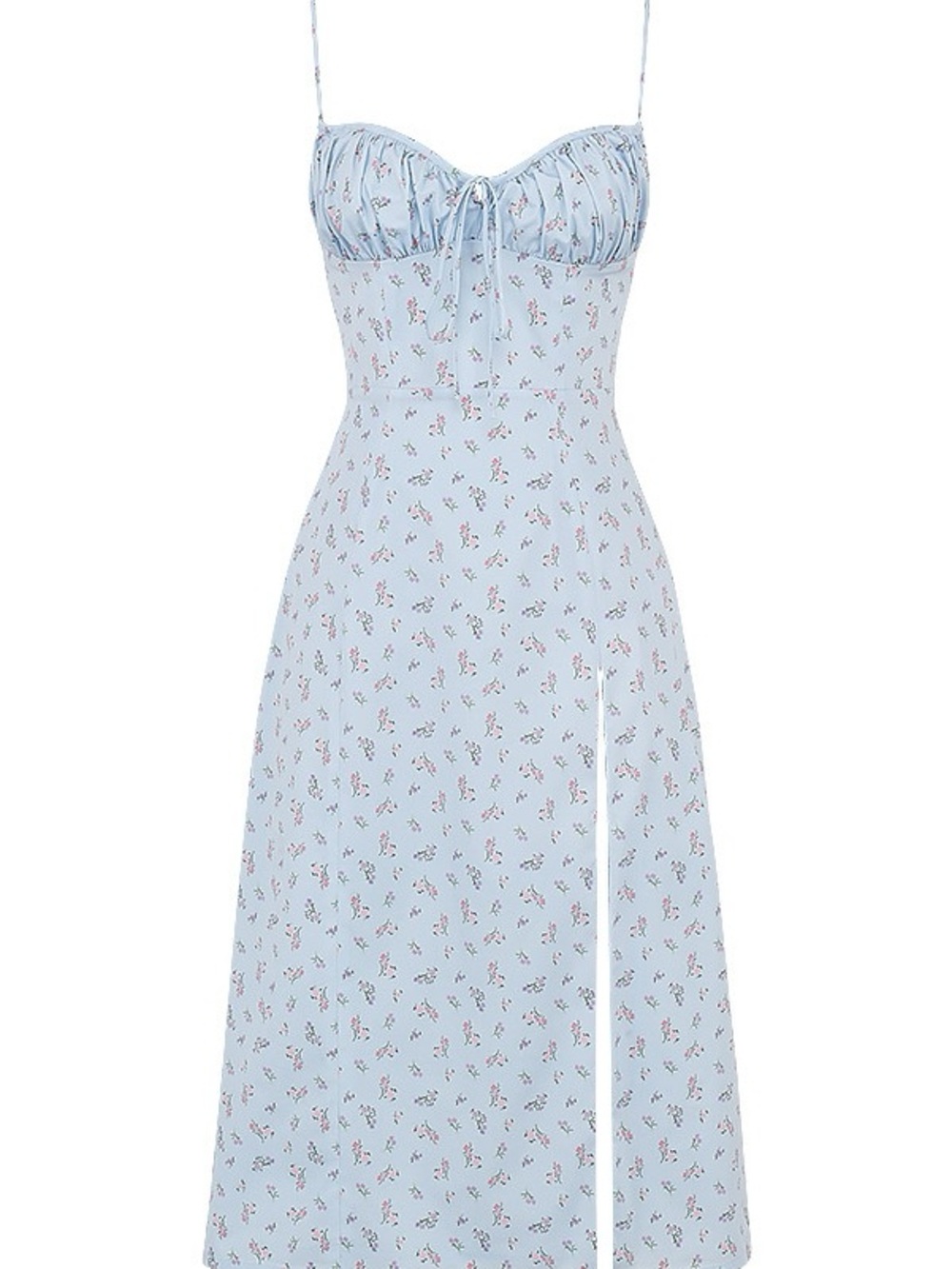 House of CB Carina dress: Light Blue Floral